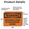 Signmission Mechanical Room No Unauthorized Access OSHA Warning Sign, Vinyl Decal, 18in W x 12in L, 2PK OS-2PACK-WS-D-1218-L-12678 - alternate 5